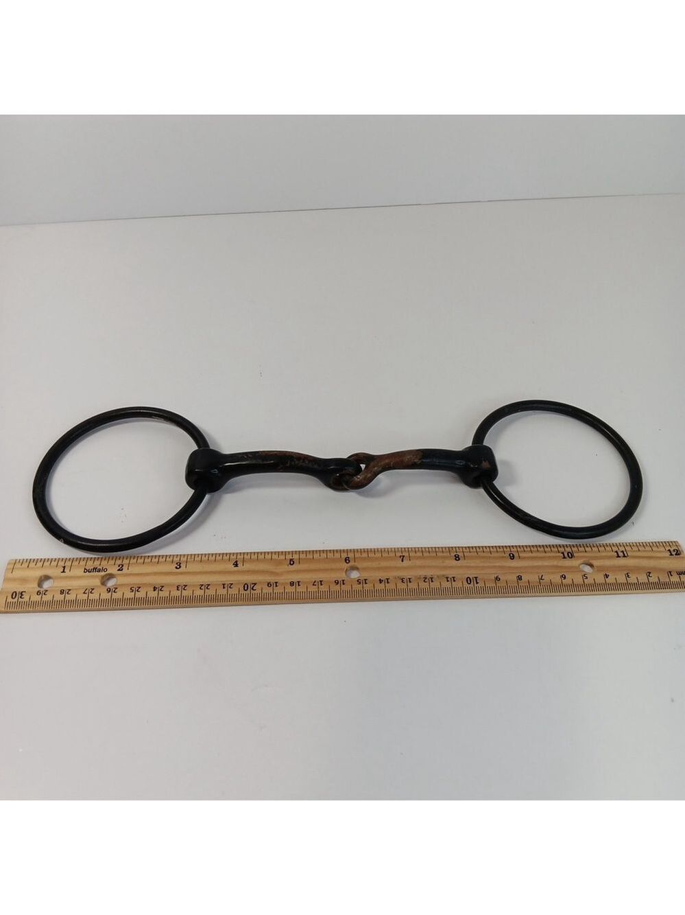 Horse Bridal Bit Iron Harness Western 12” Long See Photos